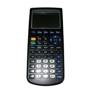 TEXAS INSTRUMENTS TI-83 Plus+ Graphing Calculator with Cover 2011 Black Works